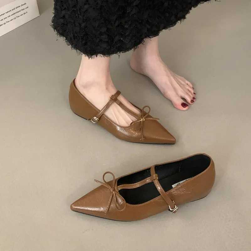 Bailamos New Wen Flats Light Mary Jane Ballet Apartment Fi Candy colored Ballet Dancer Soft Casual Shoes Dress Unprinted Good Product Y250317