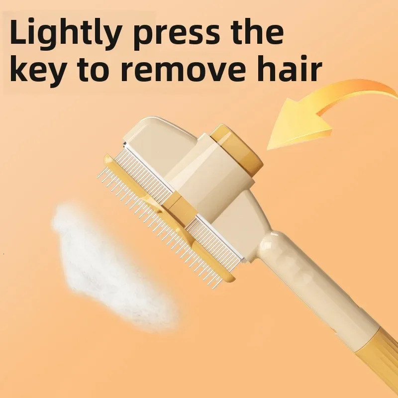 Cat comb knot removal floating hair artwork long pet selfcleaning dog beauty products flea 250318