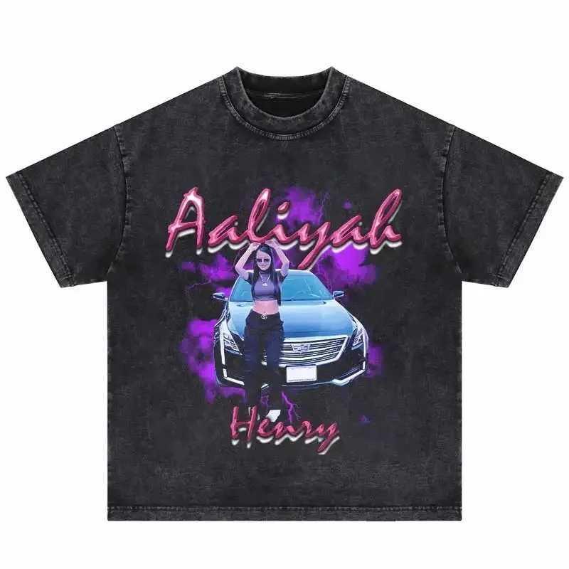 Hip Hop Streetwear Mens T-shirt Womens Portrait Pattern T-shirt Harajuku Extra Large Retro Mens Casual Cotton DTG Printed T-shirtXJ250318