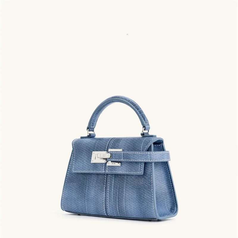 JW PEI Women's Handbag Elise Designer Fashion 2025 New Denim Blue hot Tote Small Square Crossbody Premium Women Bag
