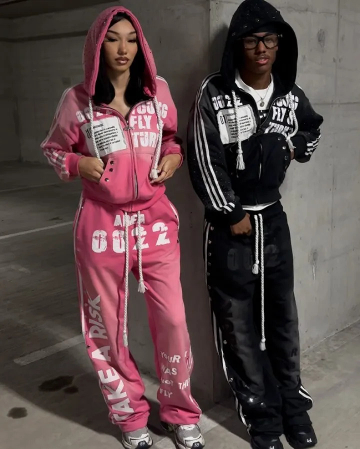 Gothic Punk Hip Hop Washed Hoodie Y2k Retro Klein Stone Stripe Embroidery Zip Up Hoodies Rock Harajuku Men Women Streetwear 250317