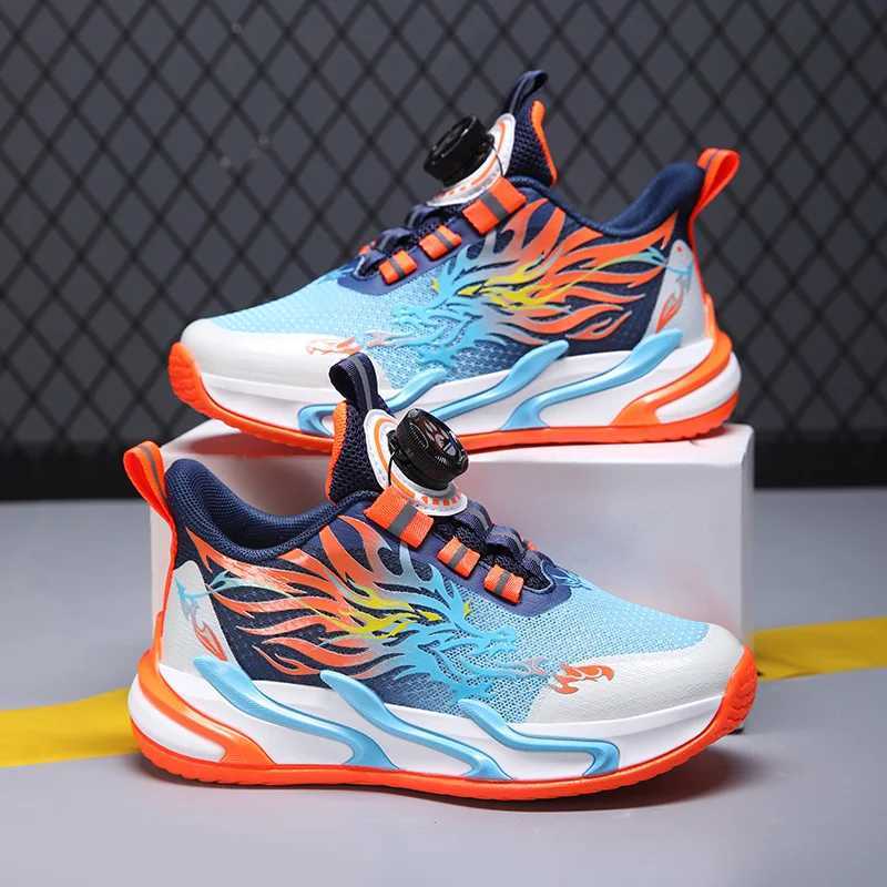 Childrens sports shoes outdoor sports flat comfortable mesh breathable trendy basketball 2025 childrens running shoesXJ250318