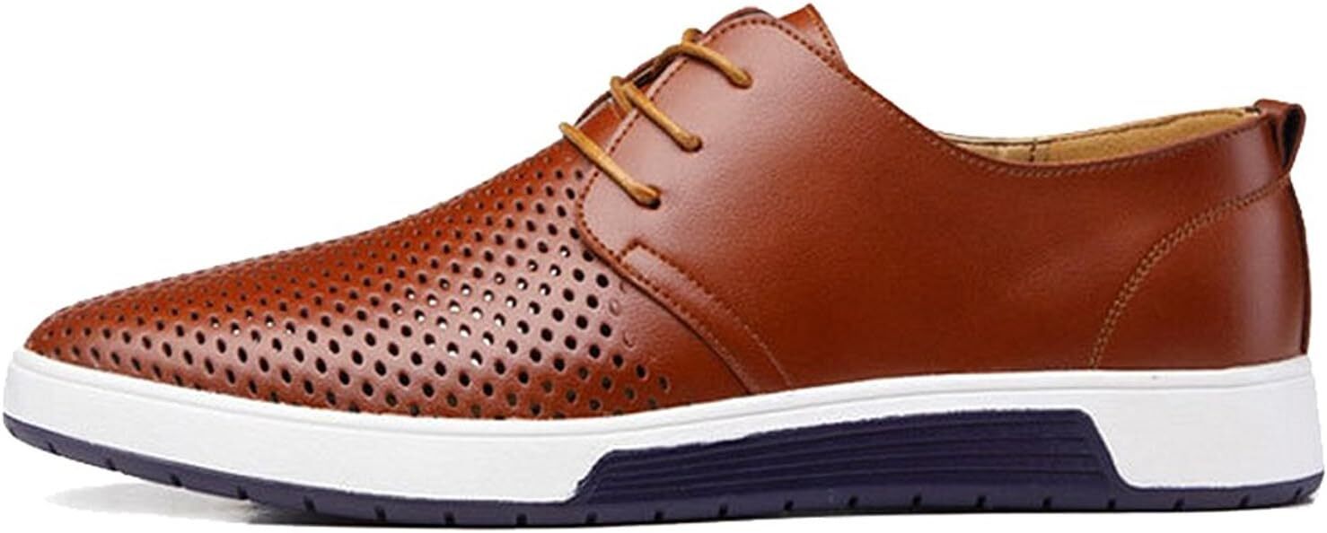 Men's casual Oxford shoes breathable flat bottom fashionable sports shoes