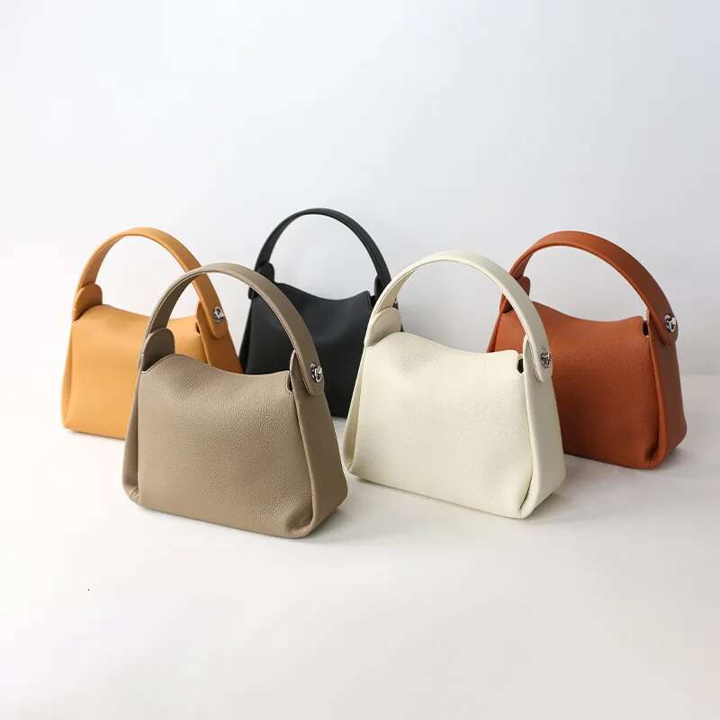 Wholesale 2024 Cute Women Genuine Leather Fashion Box Handbag Female Niche Cross-Body Shoulder Bag Lady High-End Messenger