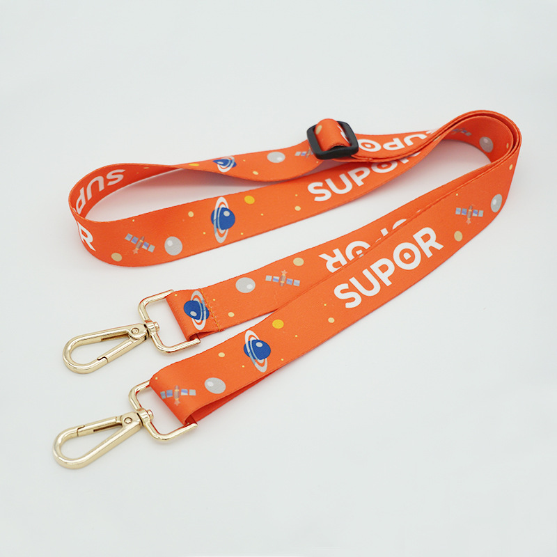 Manufacturer Cheap Personalized Neck Tool Printing Polyester Sublimation Custom Lanyards With Logo Custom Bag strap Free design service