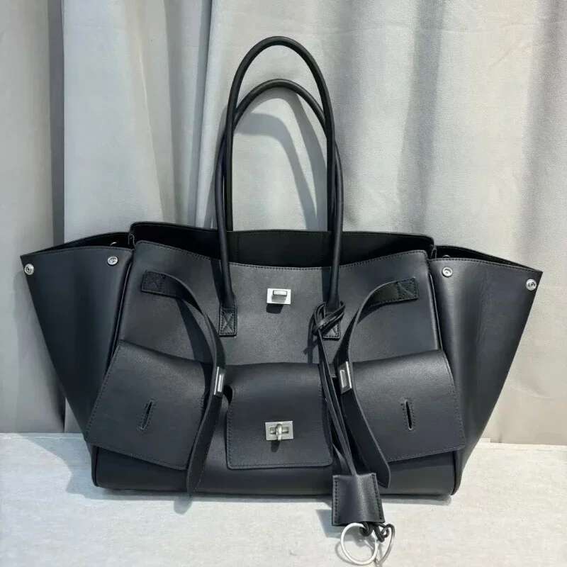 Meet You Women's Large Capacity Tote Multi-Pocket Design Female Shopper Shoulder Bag OL Commuter Handbag 2025