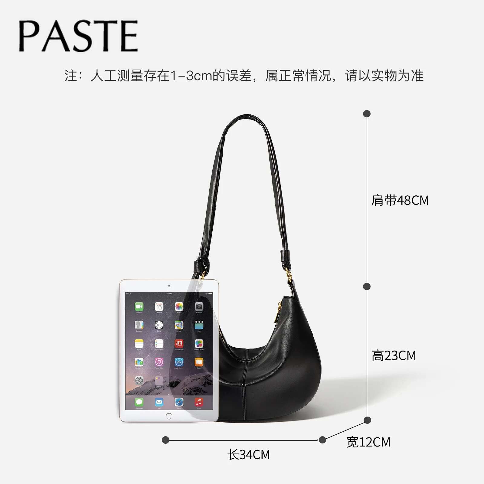 Simple Tie A Knot To Adjust Lenght Of Strap Design Nappa Split Leather Women Shoulder Black High Quality Lady Crossbody Bag