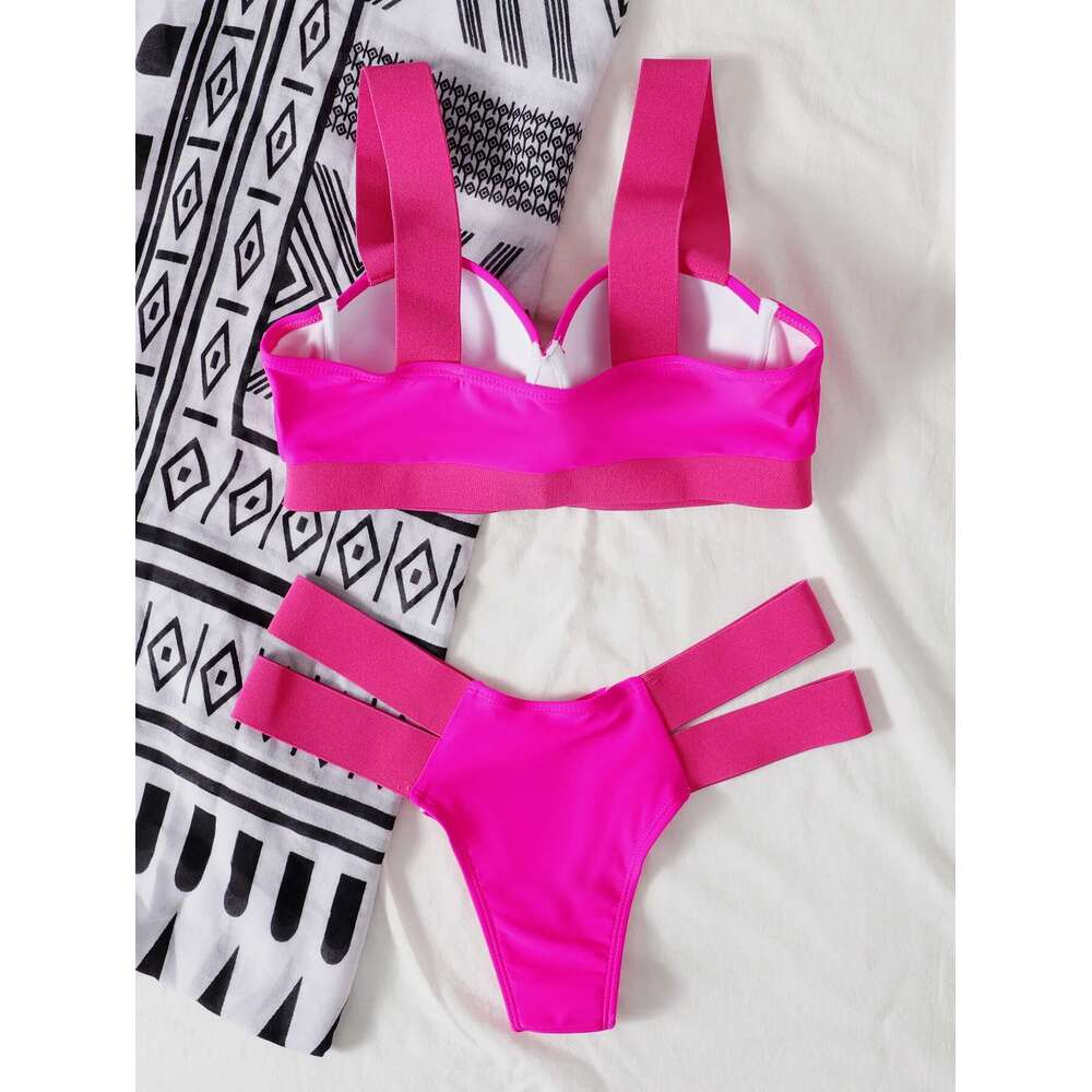 New swimsuit steel bracket assembly bikini women's comparison swimsuit