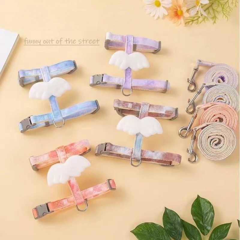 Cute Cartoon Cat Harness Walking Pet Harnesses and Leash Set for Cats Kitten Garfield mascotas Accessories Supplies CatsT250318