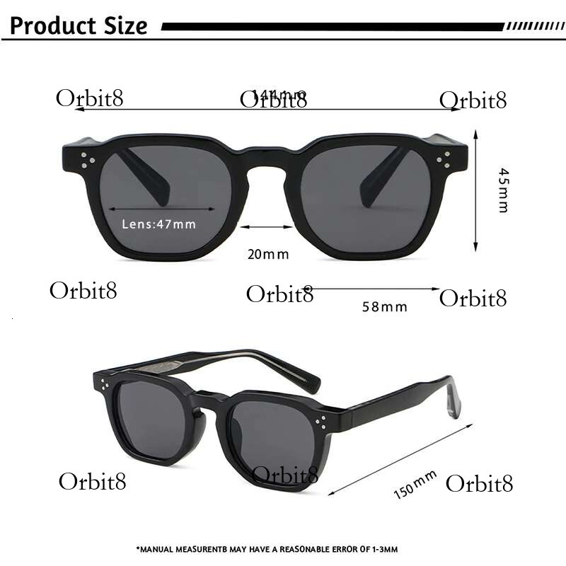 CATERSIDE Retro Punk Men Sunglasses Small Frame Square Personalized Design Sun Glasses Women Travel Party Business Festival Gift