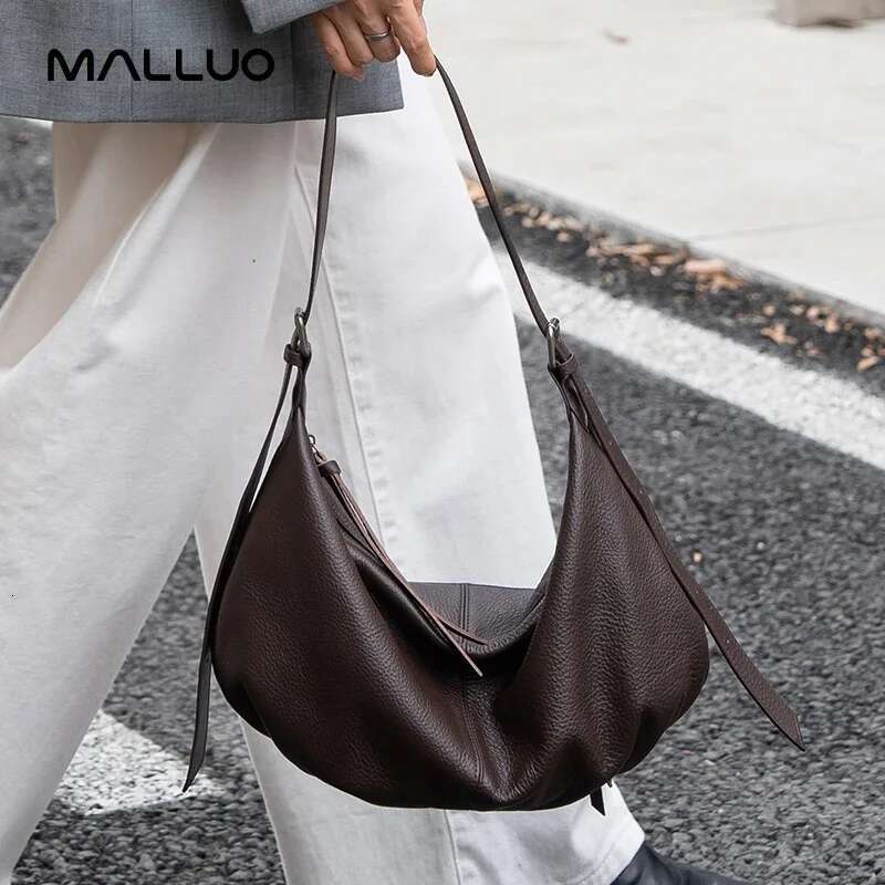 Women Natural Cow Genuine Leather Crossbody Bag Female Fashion Designer Shoulder Bags Ladies Cowhide Casual Retro Handbag