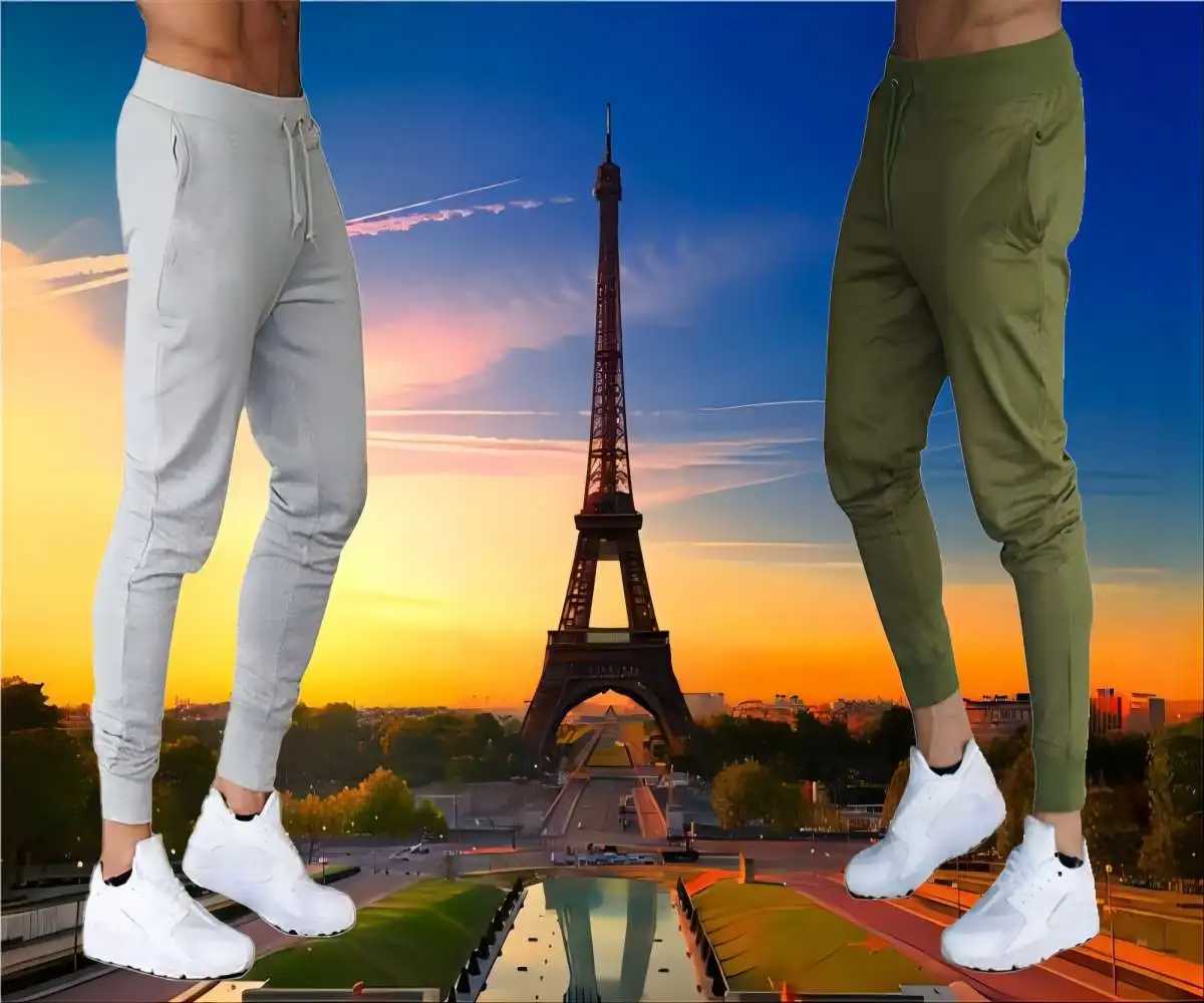 Nailongtu mens solid color breathable pants suitable for spring and summer mens casual elastic waistband casual pants Harajuku pants W250318