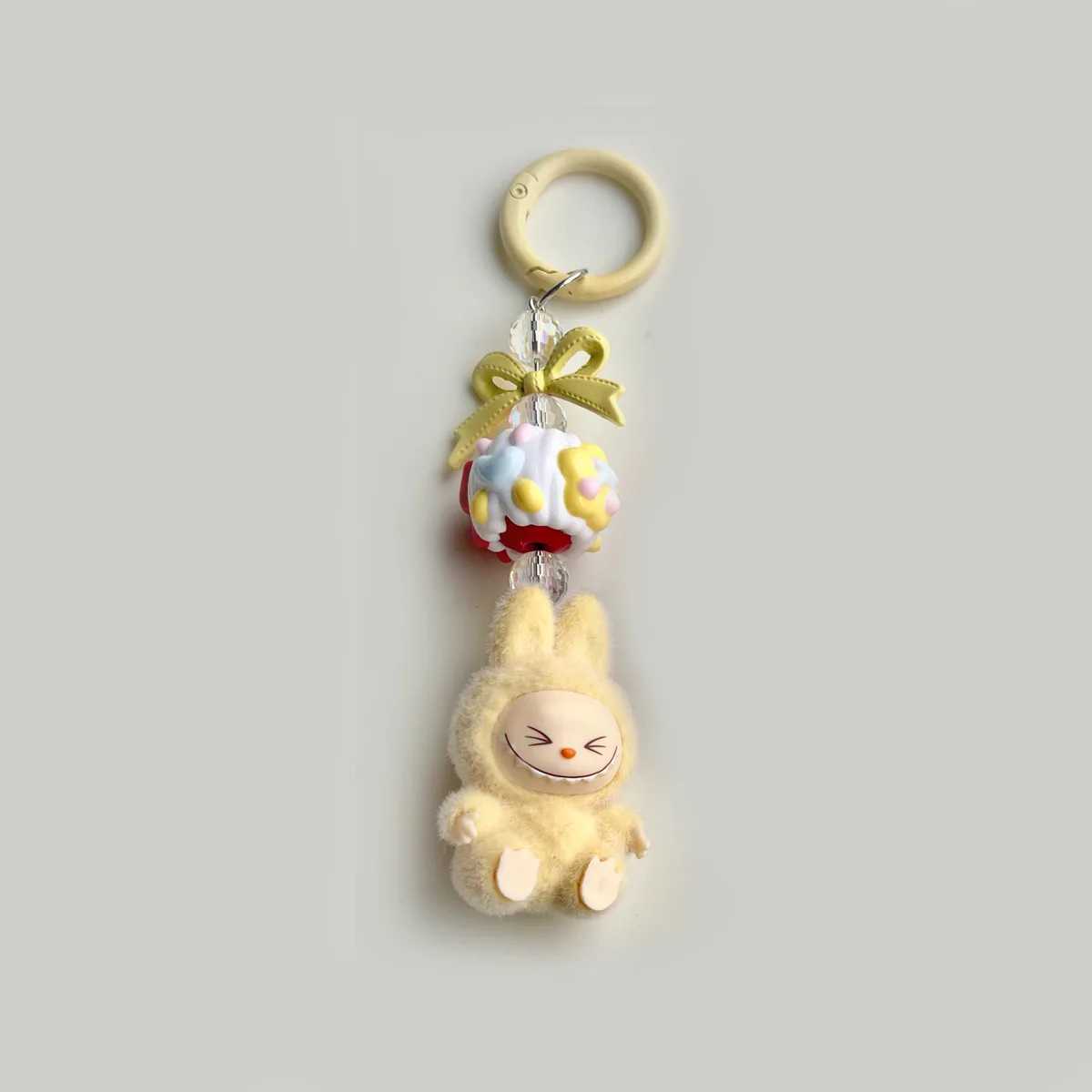 New Mini Lab Keychain Cartoon Creative Three-dimensional Doll Students Schoolbag Pendant Car Key Chain Women and Men Gifts X250318
