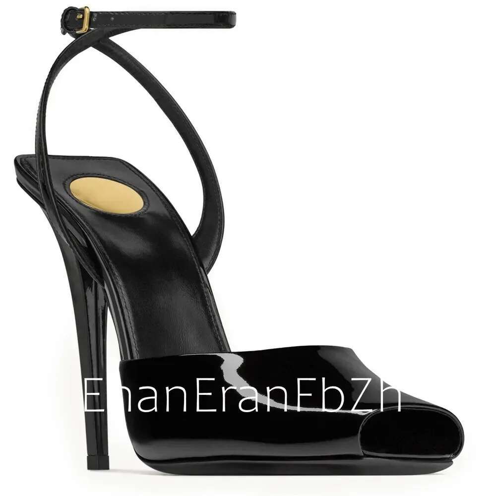 2025 Summer New Fish Mouth Stiletto European and American Fashion Party Wedding Sexy Large Women's Sandals