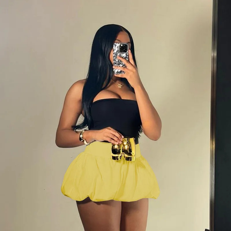 ss Mini Skirts Colorful Matching Ladys Bloomers Puff Skirts Y2K Womens sweet Short Skirts Club Sexy Female Skirts 250318