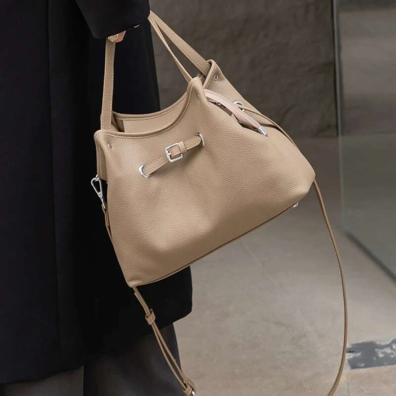 Genuine woman soft leather shoulder Handbags ladies crossbody bags designer minimalism cowhide bag