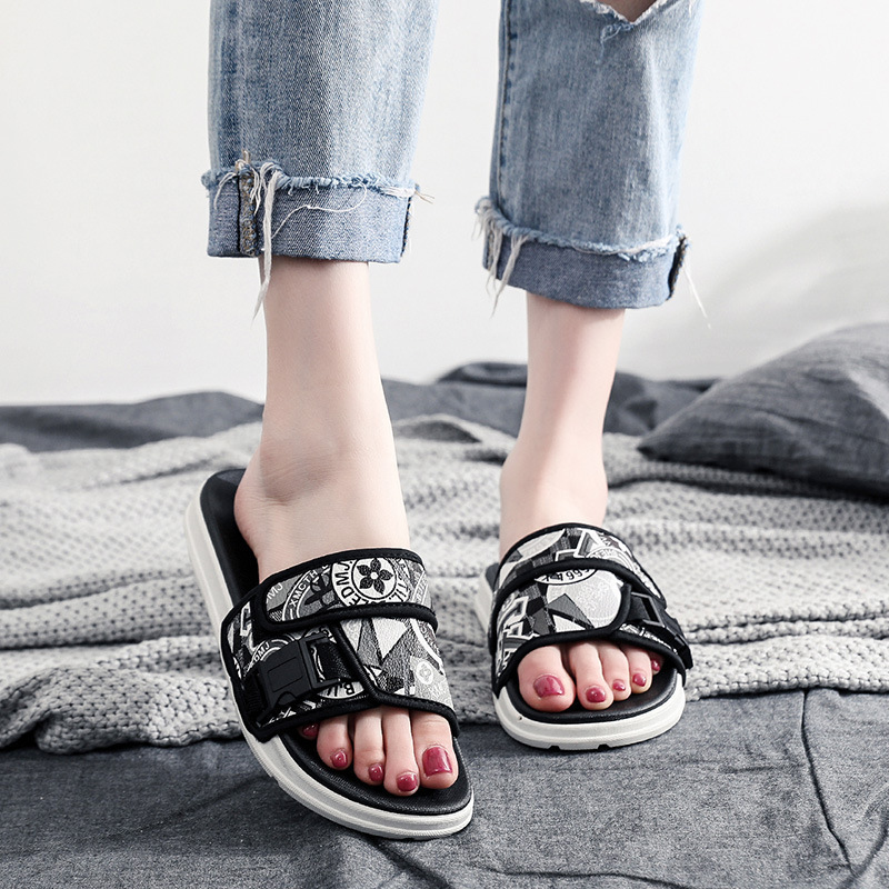 New men and women personality couple flip-flops, fashion relaxed personality with summer beach shoes