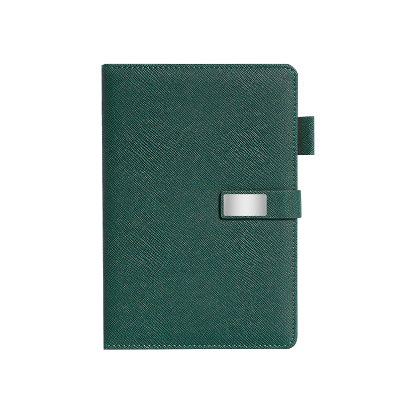 Stylish A5 Workplace Notes Book Featuring Delicate Crosshatch Design
