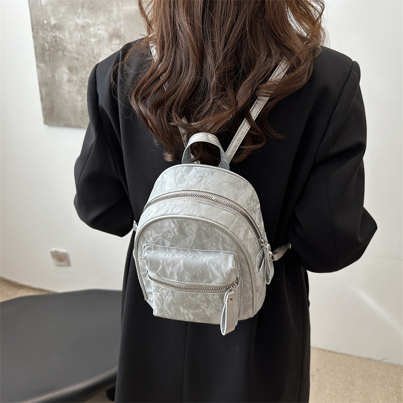 2025 New Female Fashion Designer Casual Bag Mini Multi Functional Backpack Travel Backpack Outdoor Leisure Storage Bag