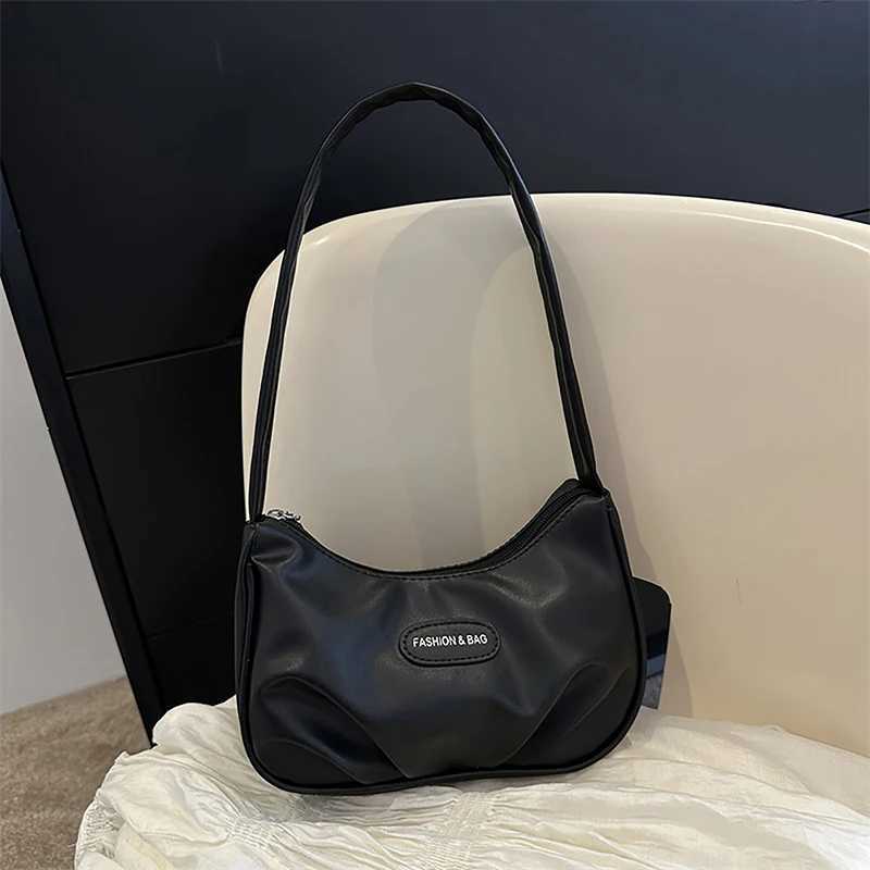 Luxury Tote Bag For Wen 2024 Sier Trend Designer Handbag Korean Shoder Hand Wens Bag Fi PU Leather Fem Purse Z250318