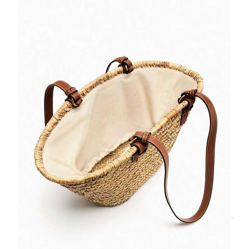 MEDIOW Bohemian Straw Tote Bags For Women Designer Handbag And Purses 2024 New In Natural Grass Braided Underarm Shoulder