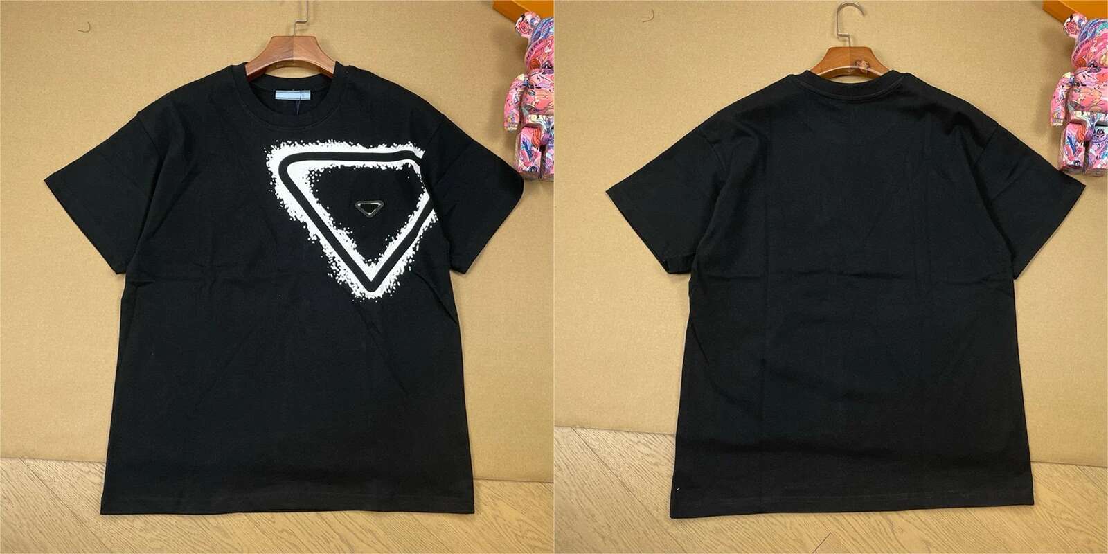 Summer New T Shirt Y2k Brand Letter Print Short-Sleeved Men's Fashion Crew-Neck Top