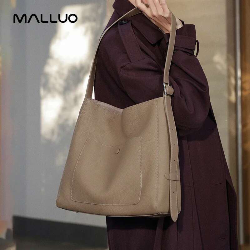 Women's Cowhide Genuine Leather Shoulder Bags Female Fashion Designer Crossbody Bag Ladies Minimalist Handbag For Work