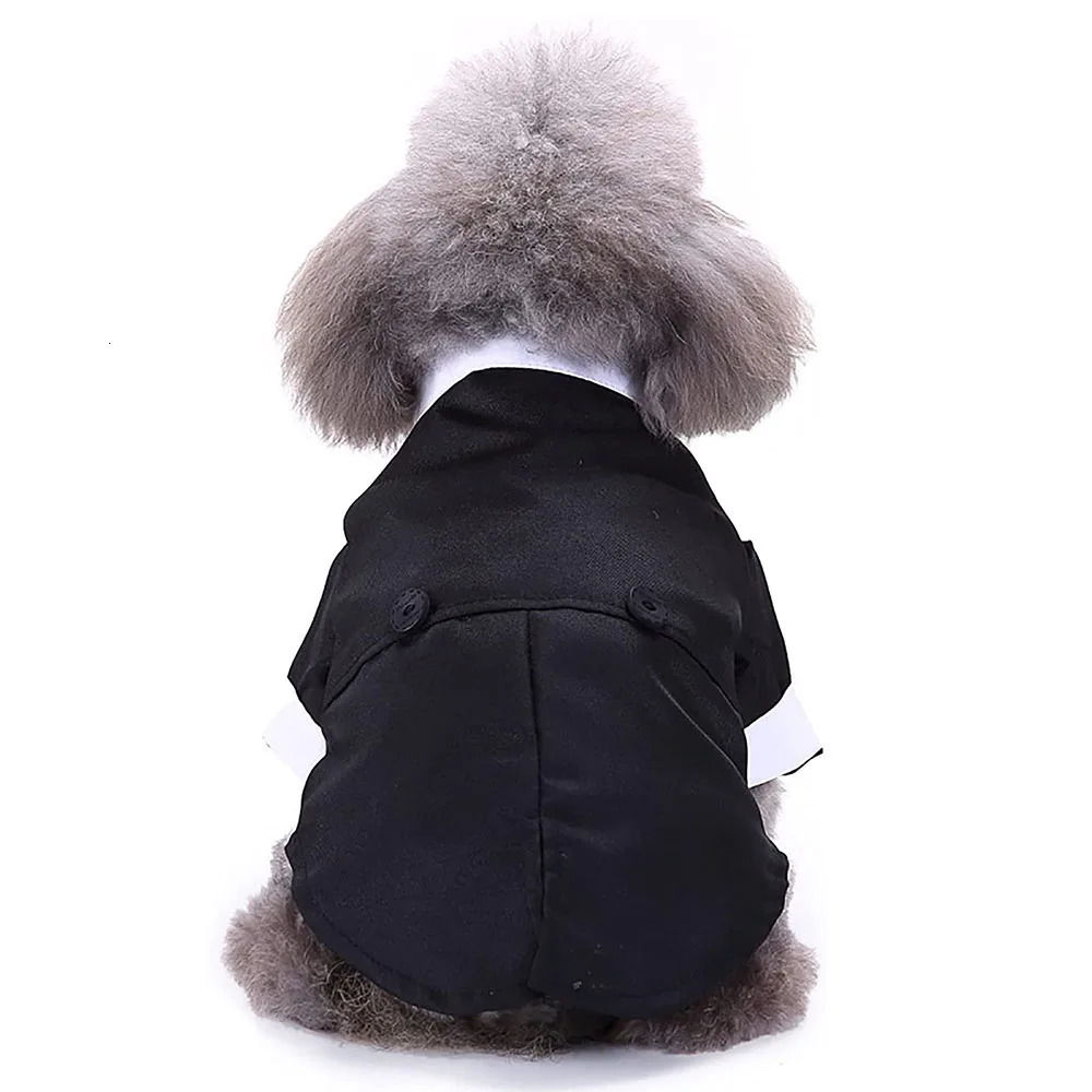 Dog tailcoat formal dog costume wedding attic party bow set cat birthday pet 250318