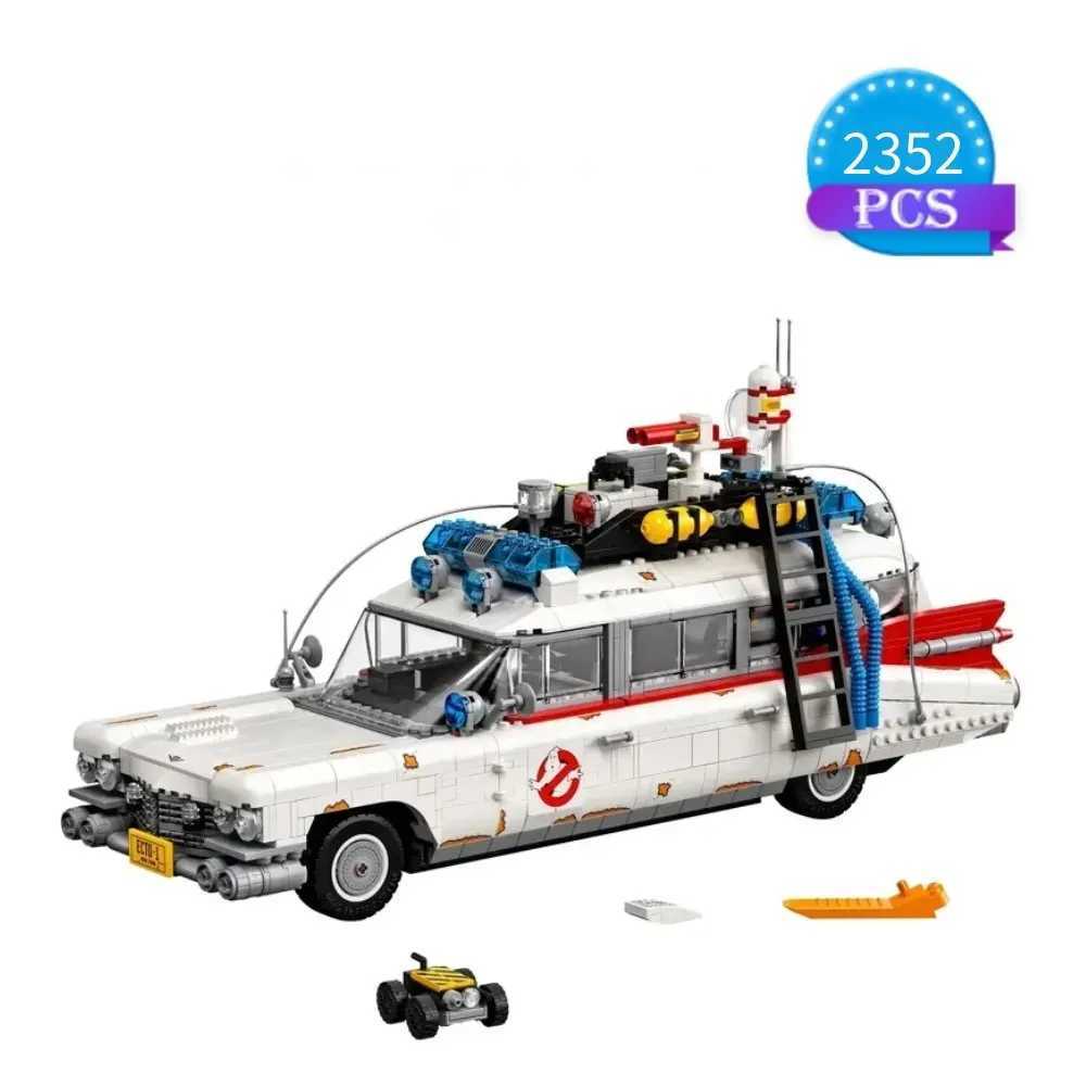 2352 ECTO-1 creative vehicle building blocks compatible with building block toy car models and car kits for adult gifts W250318