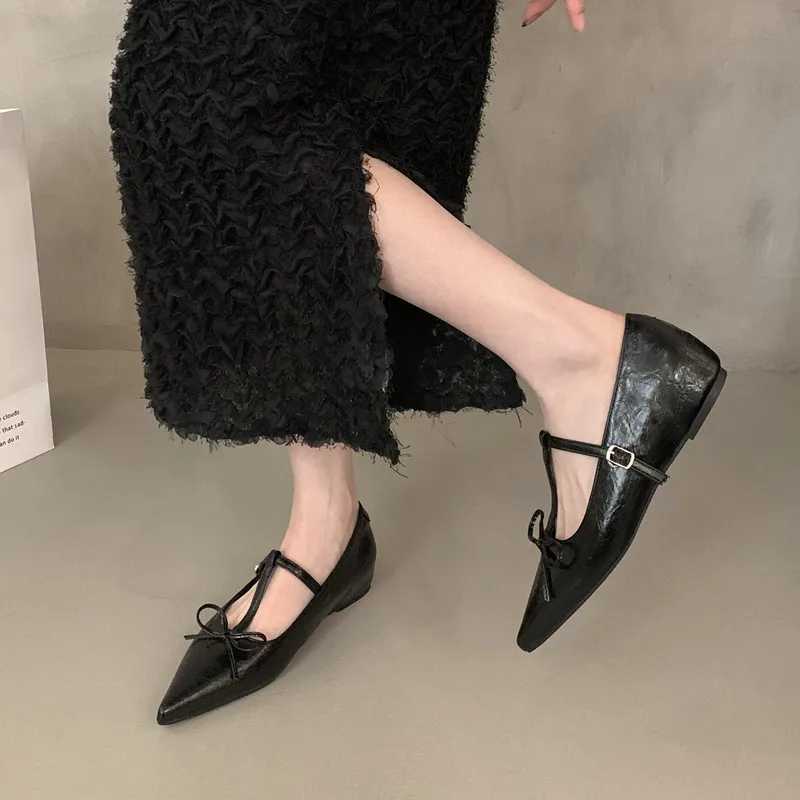 Bailamos New Wen Flats Light Mary Jane Ballet Apartment Fi Candy colored Ballet Dancer Soft Casual Shoes Dress Unprinted Good Product Y250317