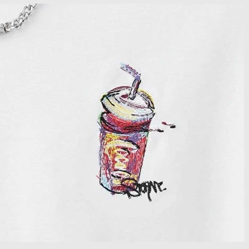 Y2K Fashion Street Hip-hop Style Trendy Brand With Frog Print For Men And Women 2024 Summer New Round Neck Short Sleeved ShirtXJ250318
