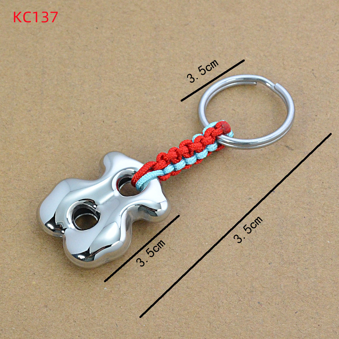 Hot Fashion Women Men Girls Silver Gold Stainless Steel Bear Pink Blue Black Glass Circle Keychain Rings Jewelry A Gift