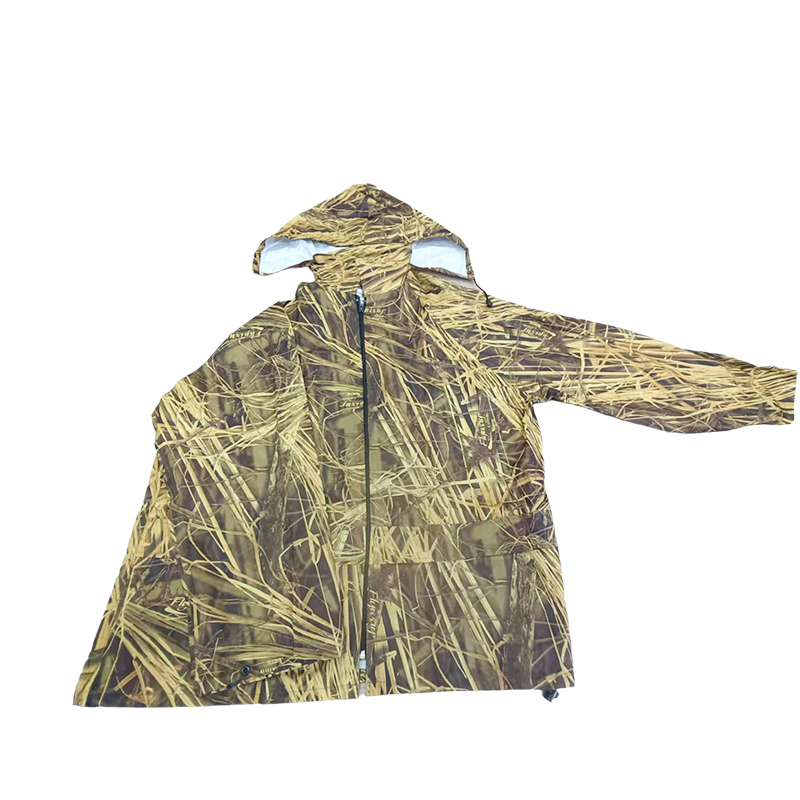 Full Coverage Adult Waterproof Ensemble with Visible PVC Reflections - Coat and Trousers Set RS006