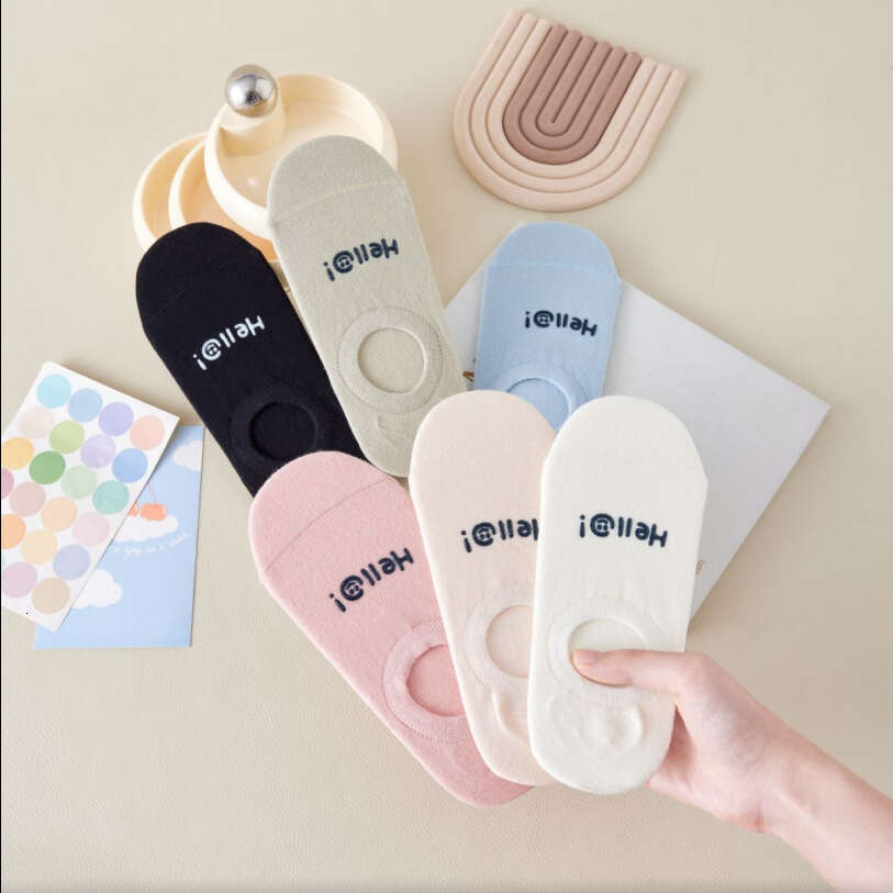 Designer Socks Sock Designer Socks for Women Boat Womens Summer Thin Zhuji Childrens Solid Color Light Cut Socks Non Falling Heel Sports Short Tube Ca