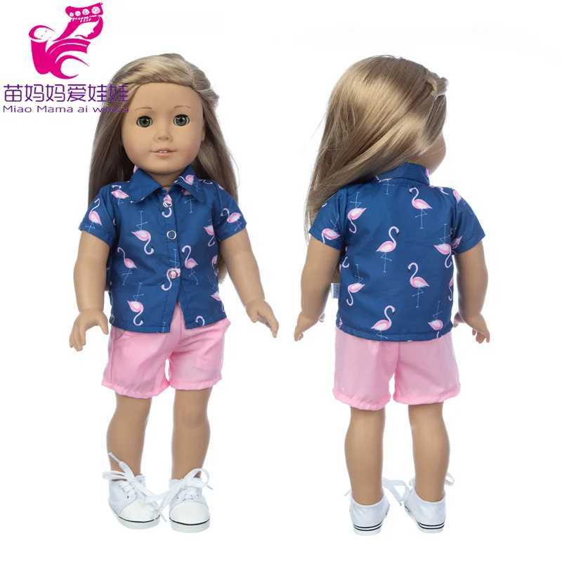 18 inch American OG girl doll costume black shirt tight fitting 40cm baby doll summer shirt office set X250318