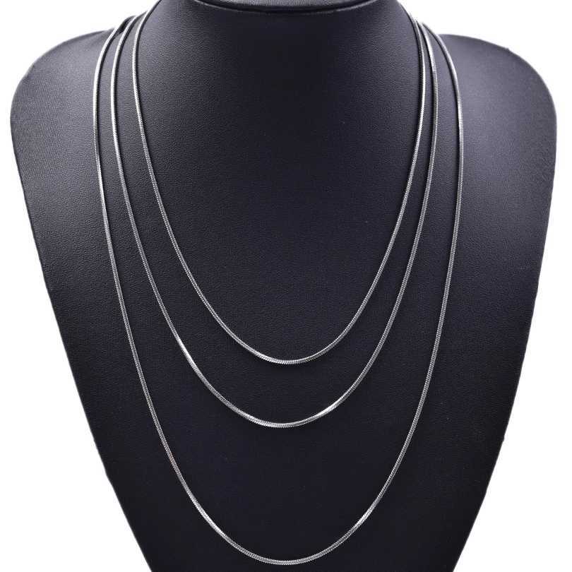 Wholesale 45/50/60/70cm Snake Chain Necklace Stainless Steel Necklaces For Women Men Accessories Vintage Jewelry Mens Necklaces W250318