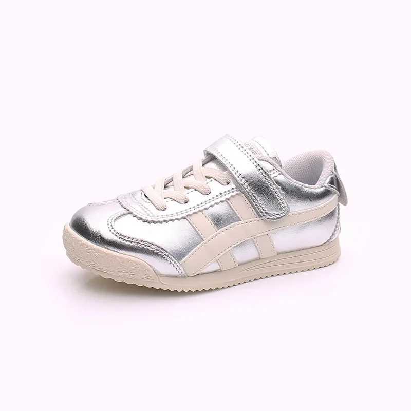 Childrens casual shoes 2024 spring/summer new sled boys training shoes soft sole baby leather cute childrens runningXJ250318