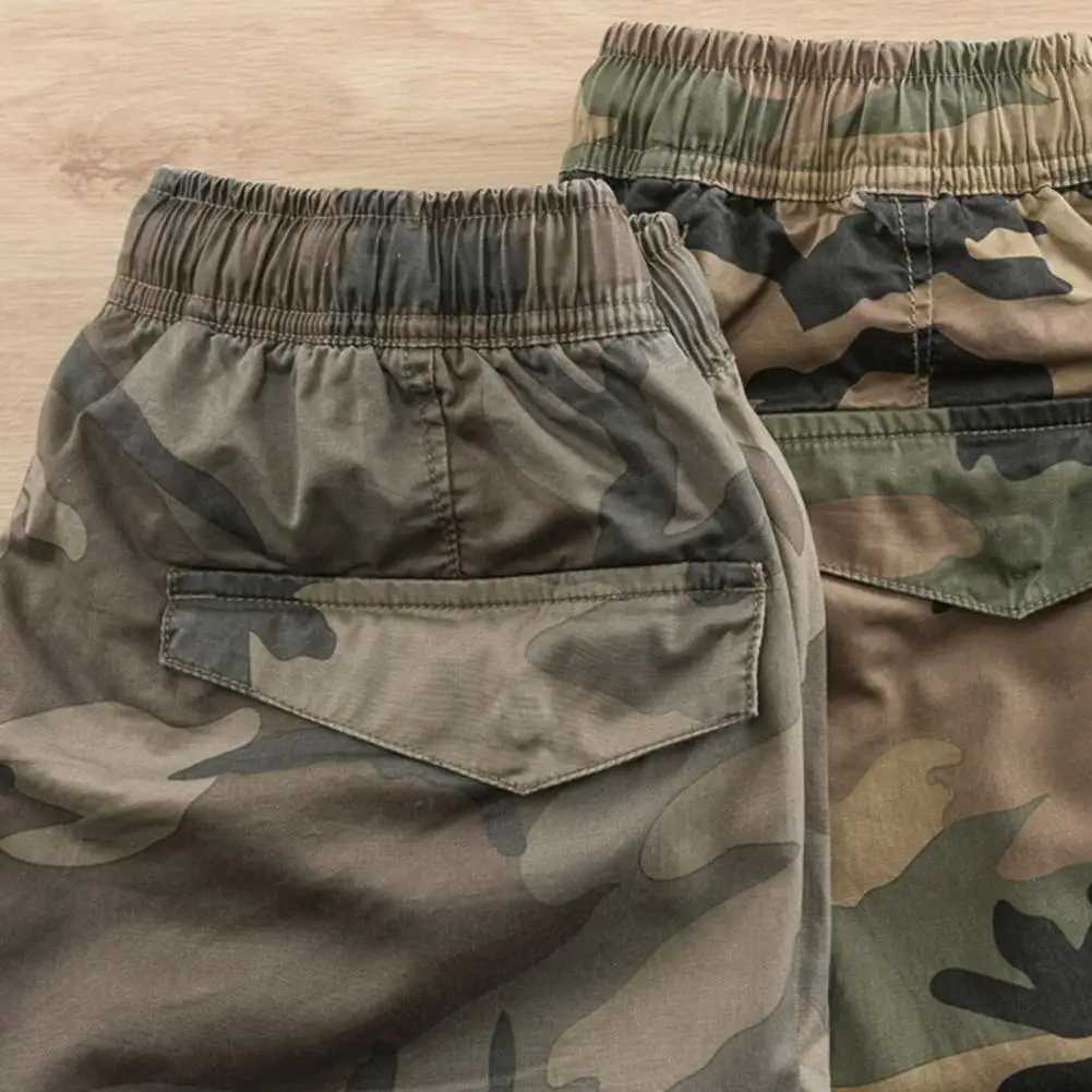 Cargo Pants Mens Summer Cotton Trouser Mens Sports Pants Stretch Camo Casual Pants Cargo Pants Streetwear Mens W250318