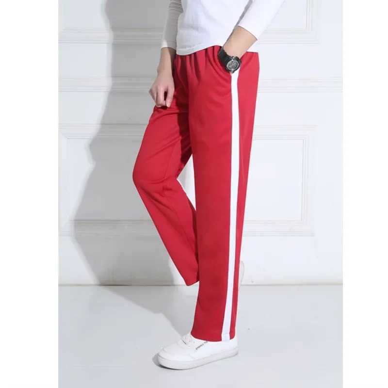 Unisex New Pants Casual Sweatpants Striped Bastic Trousers Pants Men Joggers Simple Work Pants W250318