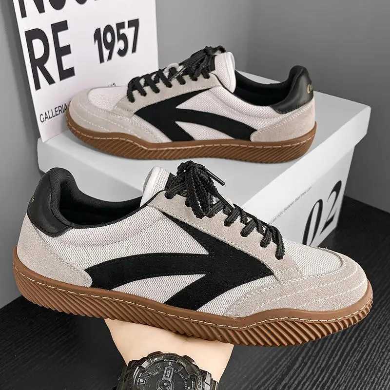 Mens casual shoes low top sports tennis shoes outdoor lace uppers designer sports shoes German training baseball shoes Y250318