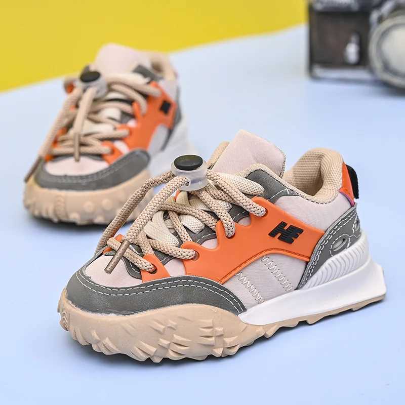 Childrens flat sports shoes boys and girls non slip sports shoes casual and breathable childrens shoes outdoor lightweight tennis shoesXJ250318