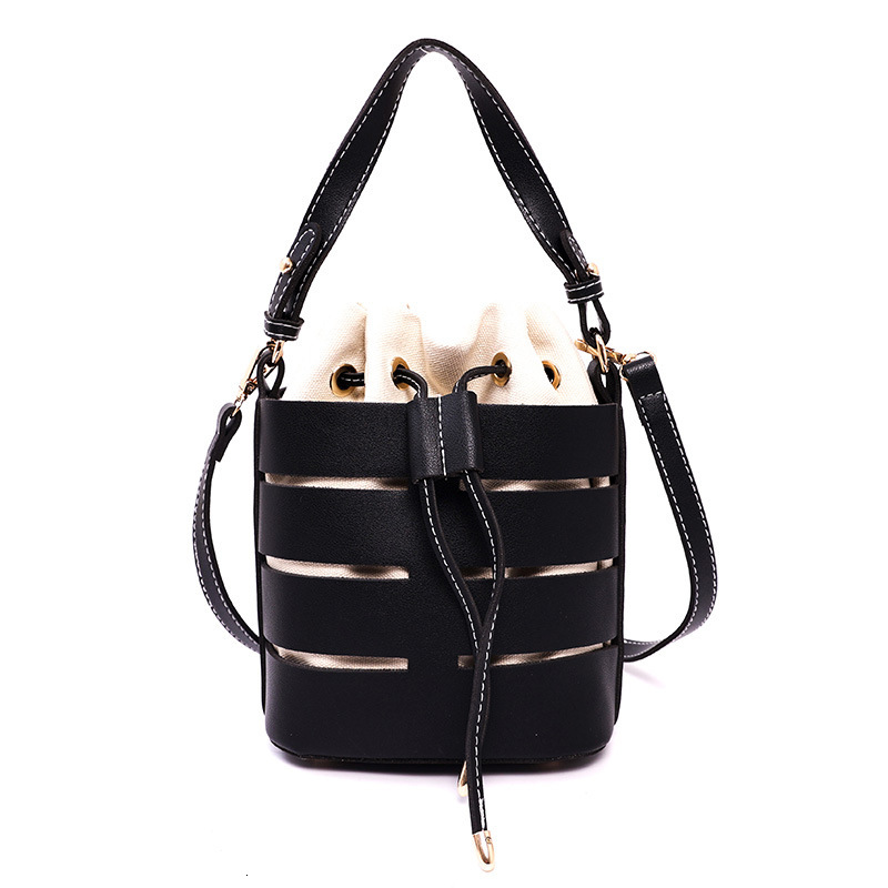 2025 New Fashion Designer Women s Handbag Multi Color Hollow Bucket Bag High Quality Popular Crossbody Bag Trendy Large Capacity Single Shoulder Walle