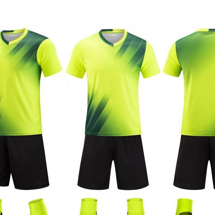 Football Set Men S Match Training Team Uniform Adult Football Jersey Sports Suit