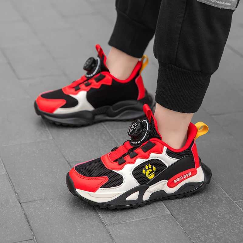 Childrens Casual Shoes For Boys Breathable Sneaker Girls Fashion Air Mesh Kids Students School Running Sports ShoesXJ250318