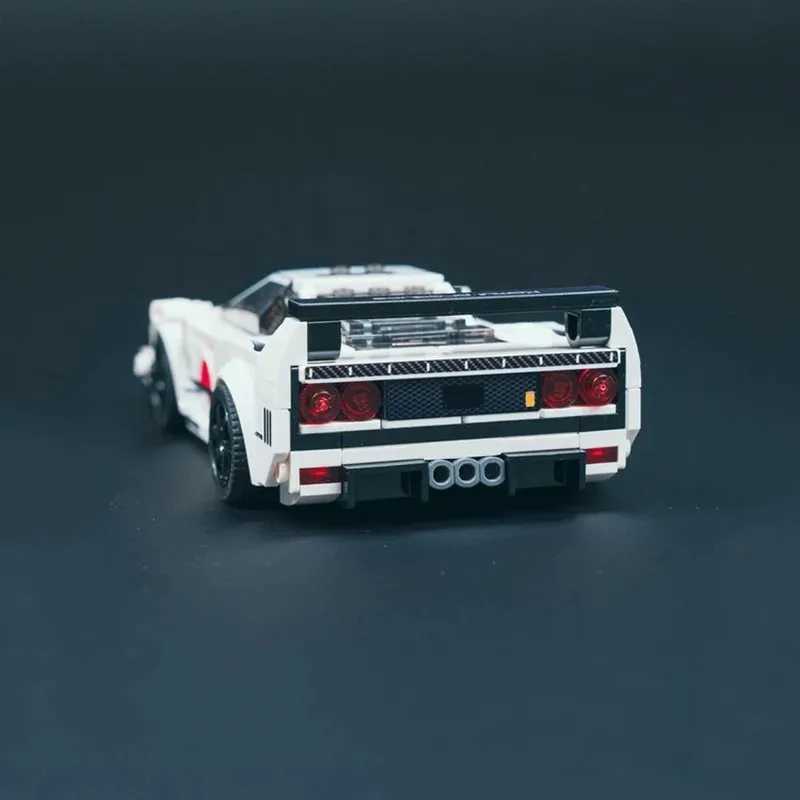 351 MOC Speed Champion DIY Walk F40 Building Blocks Splicing Assembly Model Toy Bricks Childrens Birthday Gifts W250318