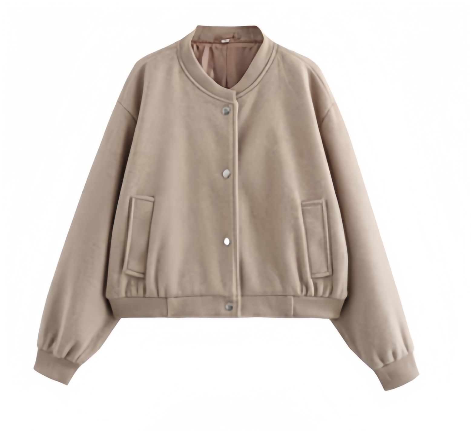 Fashion Women's casual long sleeve soft Stand collar short pilot jacket Casual Jacket for women Outwear WT58