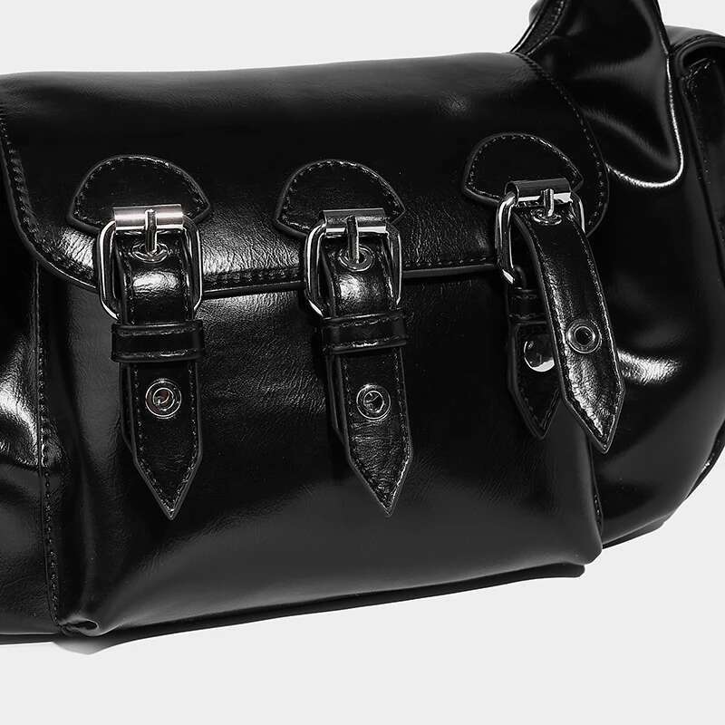 Moto & Biker Underarm Bags For Women Designer Handbags And Purses 2025 New In Vintage Commuting Belt Buckle Y2k Shoulder