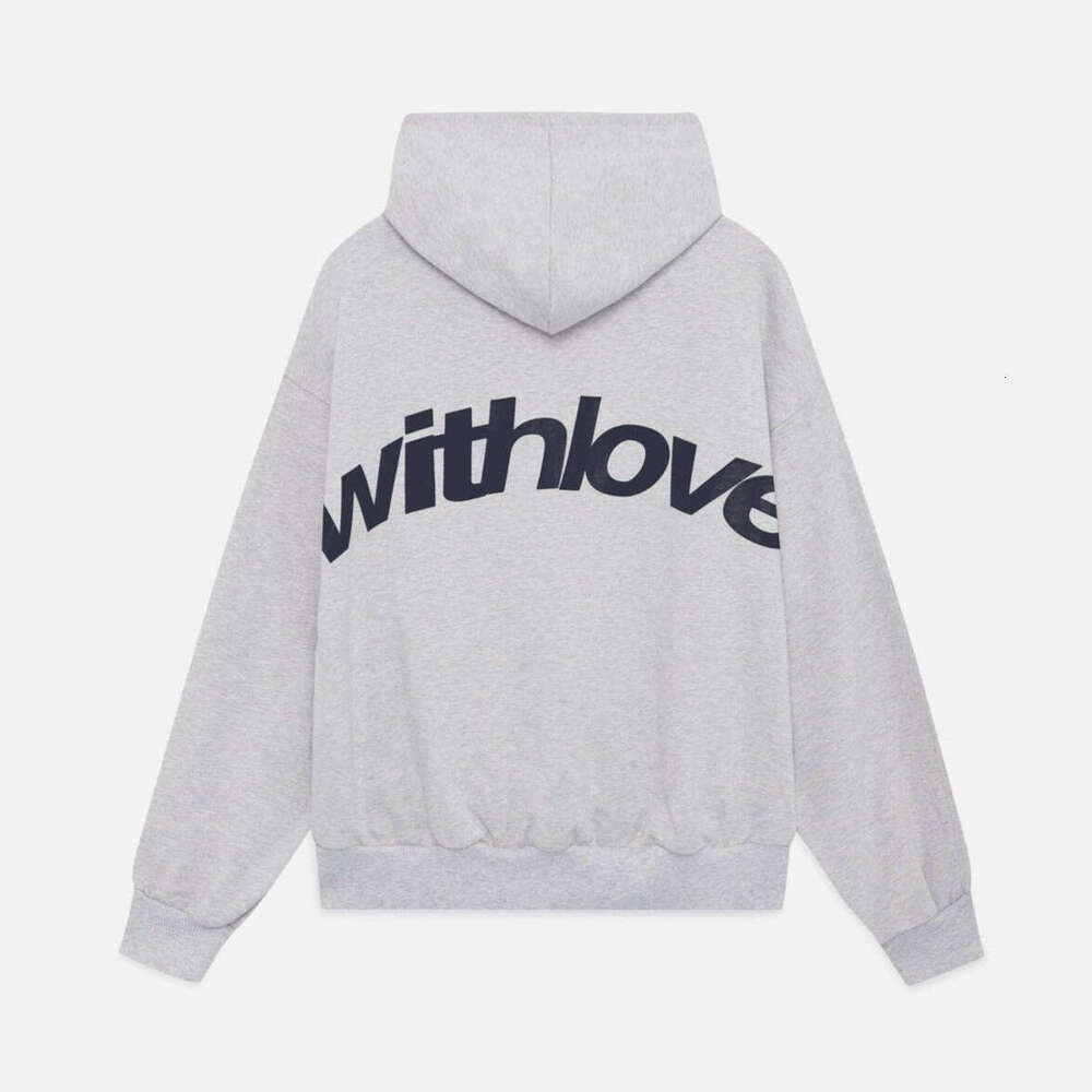 Angel big letter printed hip-hop hooded jacket, American retro long sleeved sweatshirt, 2025 new style, chic and elegant clothing