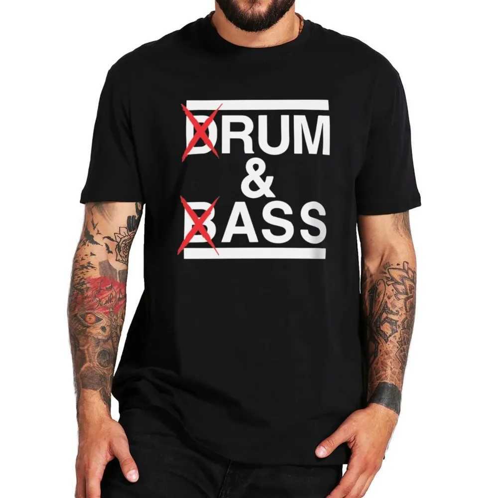 Interesting drum and bass T-shirt rum and butt lover joke Y2k short sleeved 100% cotton soft unisex O-neck summer T-shirt top EU sizeT250318