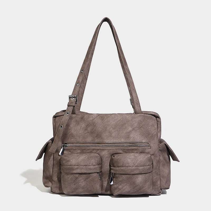 Moto & Biker Square Underarm Bags For Women Designer Handbags Purses 2025 New In Vintage Large Capacity Travel Shoulder